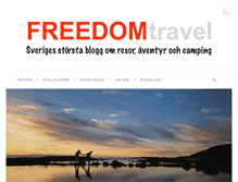 Tablet Screenshot of freedomtravel.se